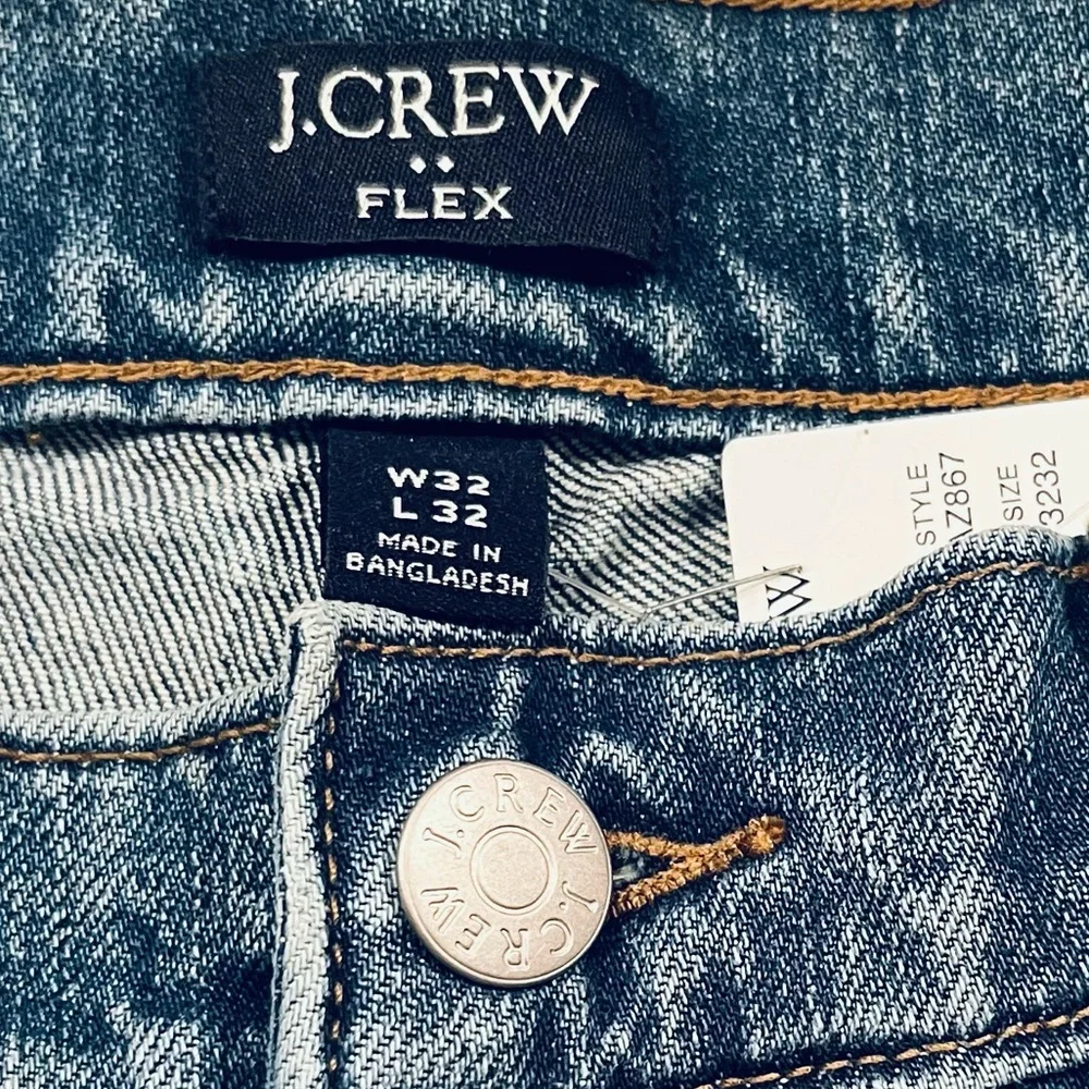 NWT J Crew Men’s Straight Fit Vintage Flex Jeans